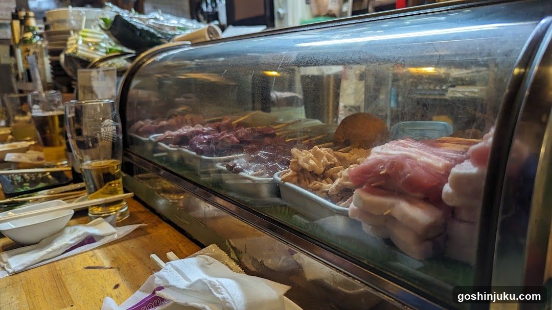 Meat Display Case at Restaurant
