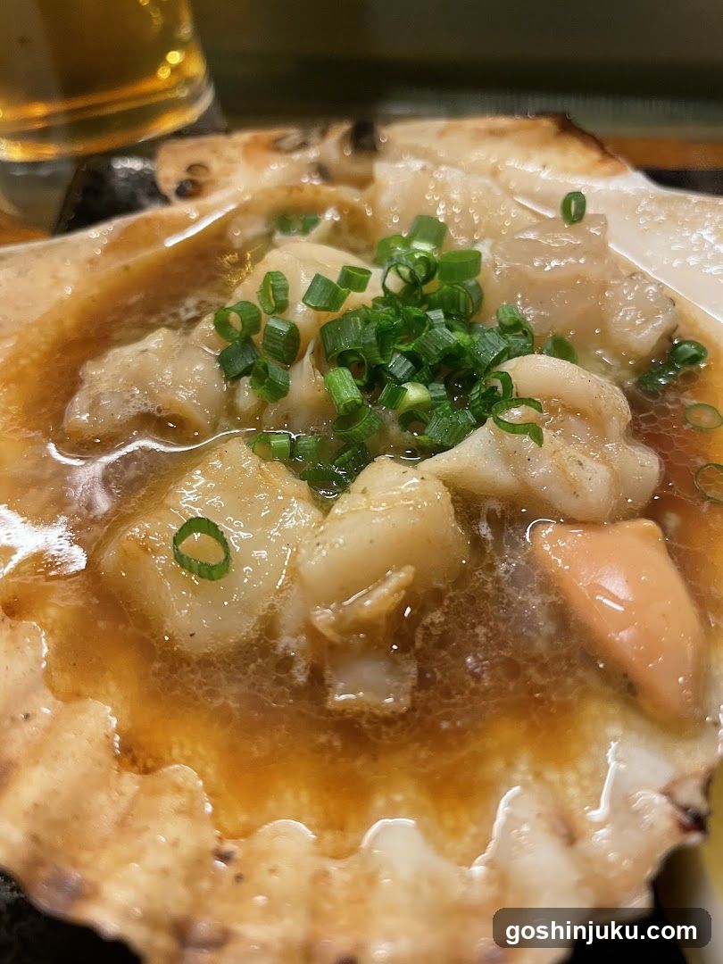 Scallop Dish with Green Onions