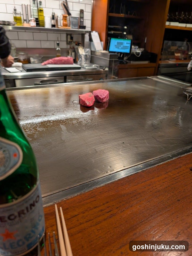 Teppanyaki Cooking Scene