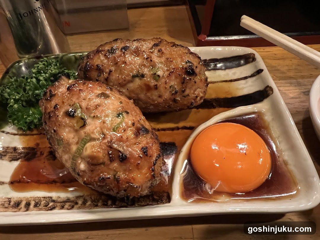 Grilled Meatballs with Egg Yolk