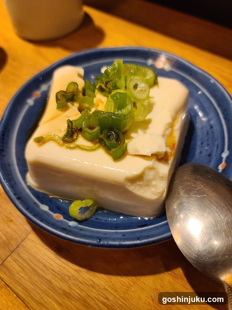 Tofu with Green Onions