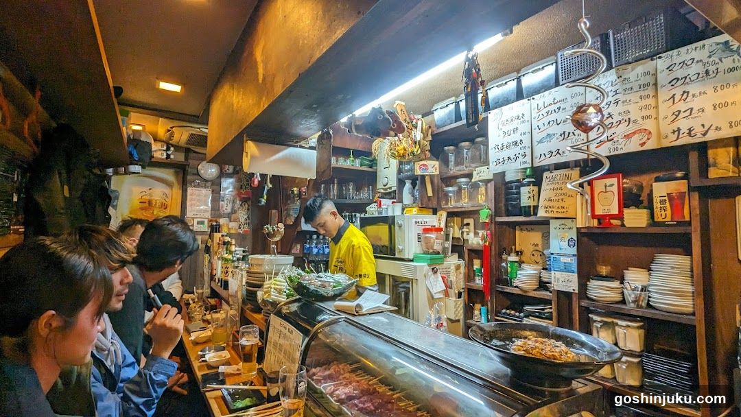 Interior of a Japanese Izakaya Bar