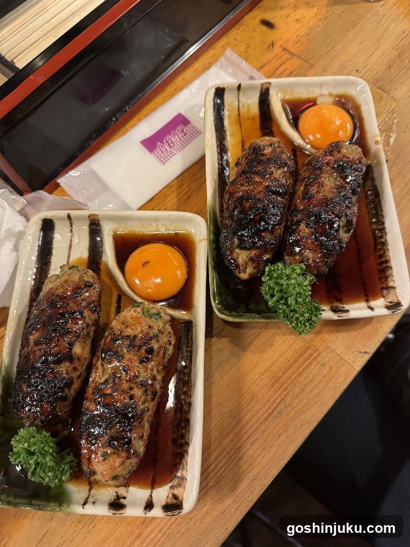Grilled Meatballs with Egg Yolk