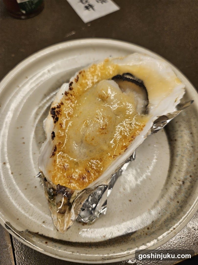 Grilled Oyster on a Plate