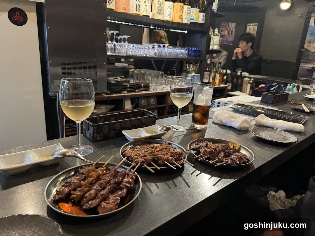 Bar Interior with Skewers