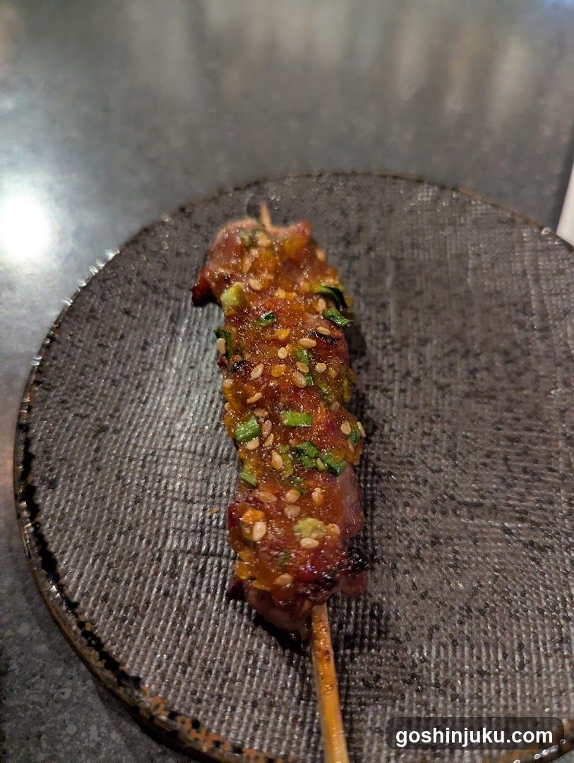 Grilled Skewer with Seasoning