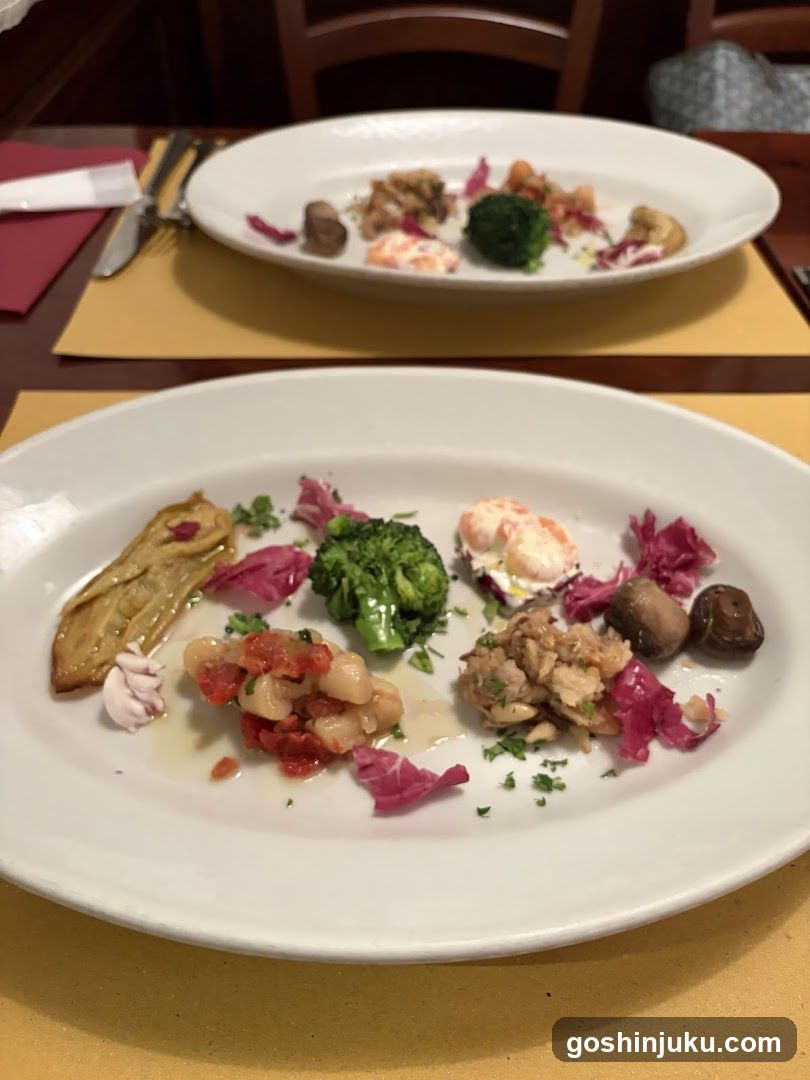 Plated Food on Table