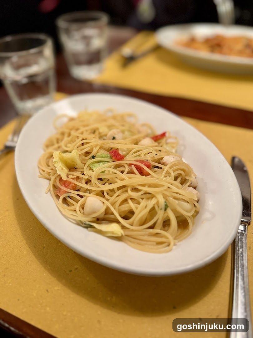 Pasta Dish on Table
