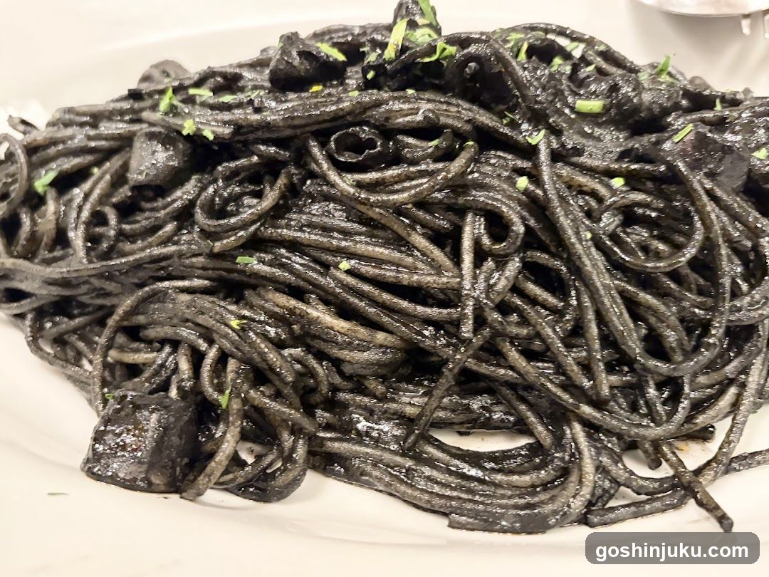 Black Pasta Dish