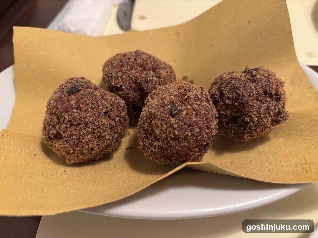 Fried Food on Paper