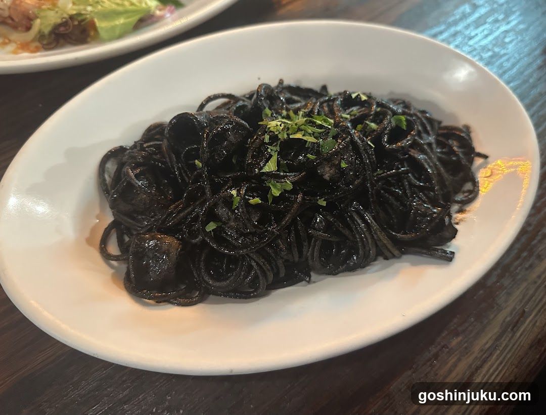 Black Pasta Dish