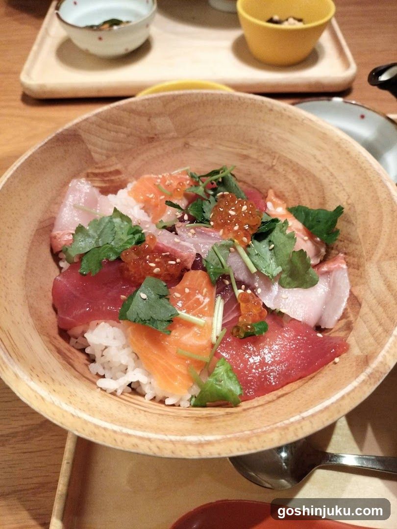 Sashimi Bowl with Rice