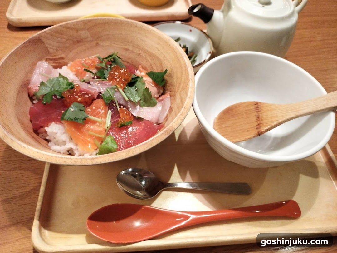 Sashimi Bowl with Rice