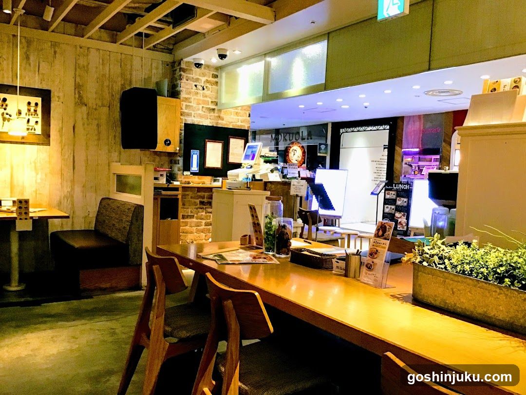 Interior of a cafe or restaurant