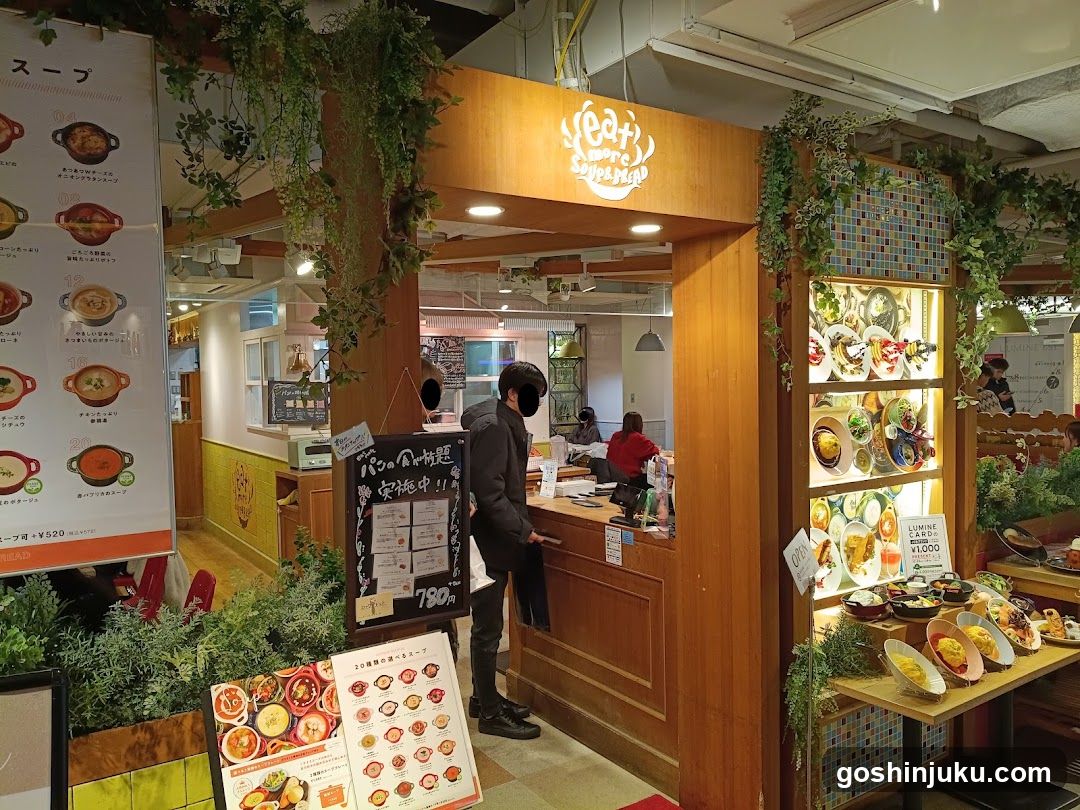 Restaurant Interior with Menu and Staff