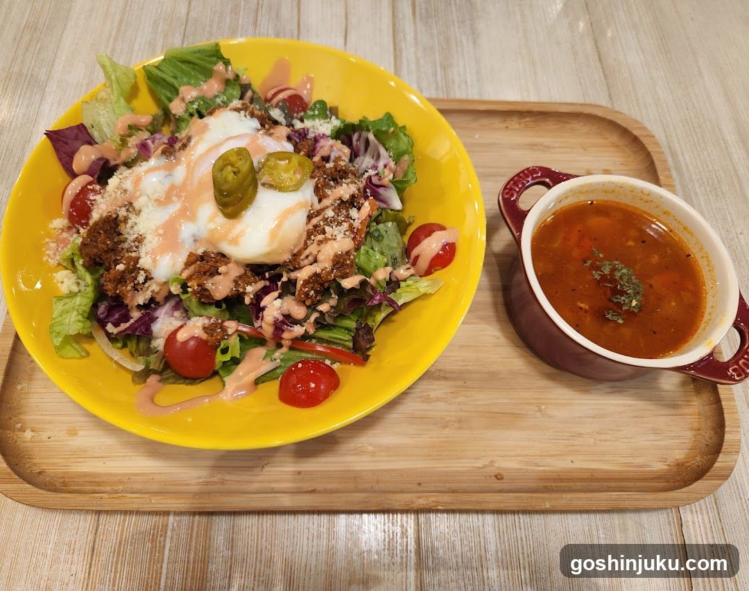 Salad and Soup Meal