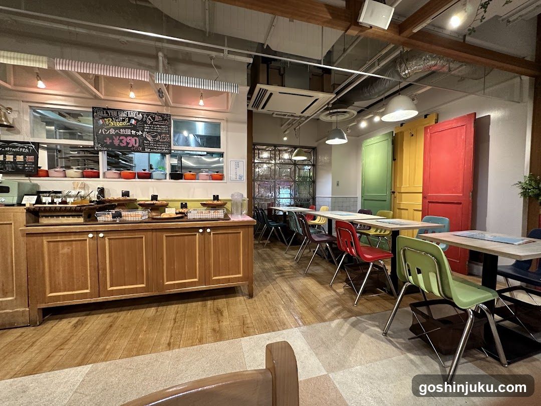 Colorful Cafe Interior