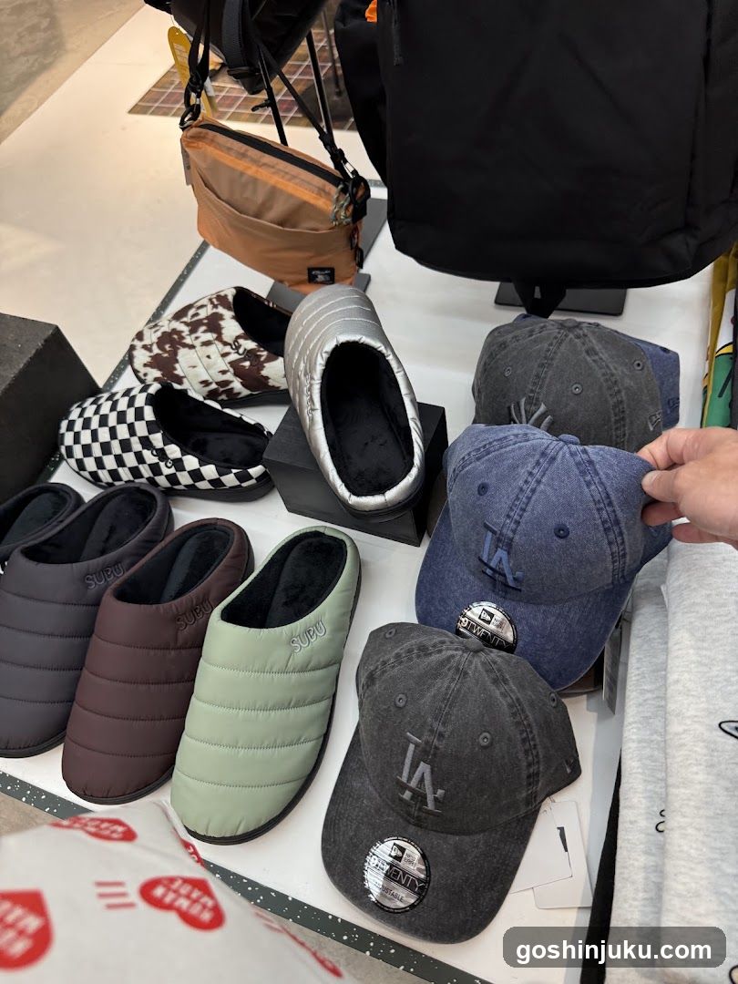 Footwear and Hat Display