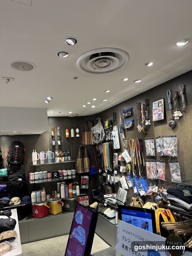 Interior of a retail store