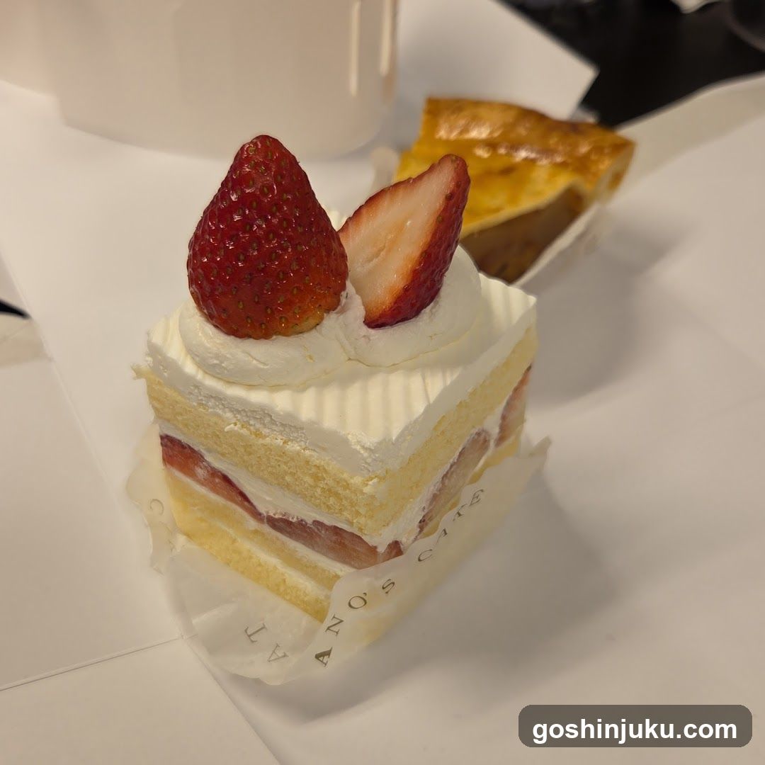 Strawberry Layer Cake Slice