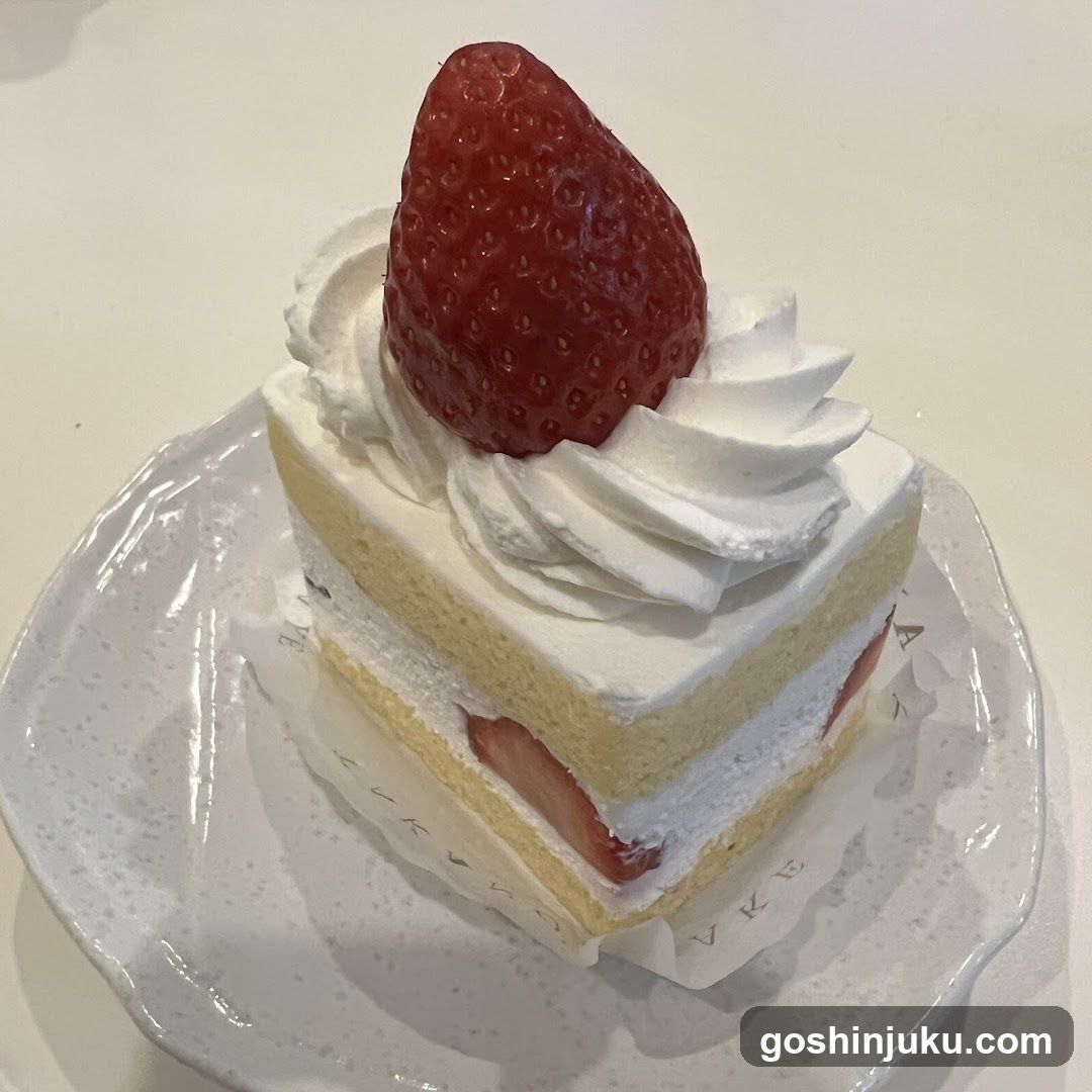 Strawberry Cake Slice