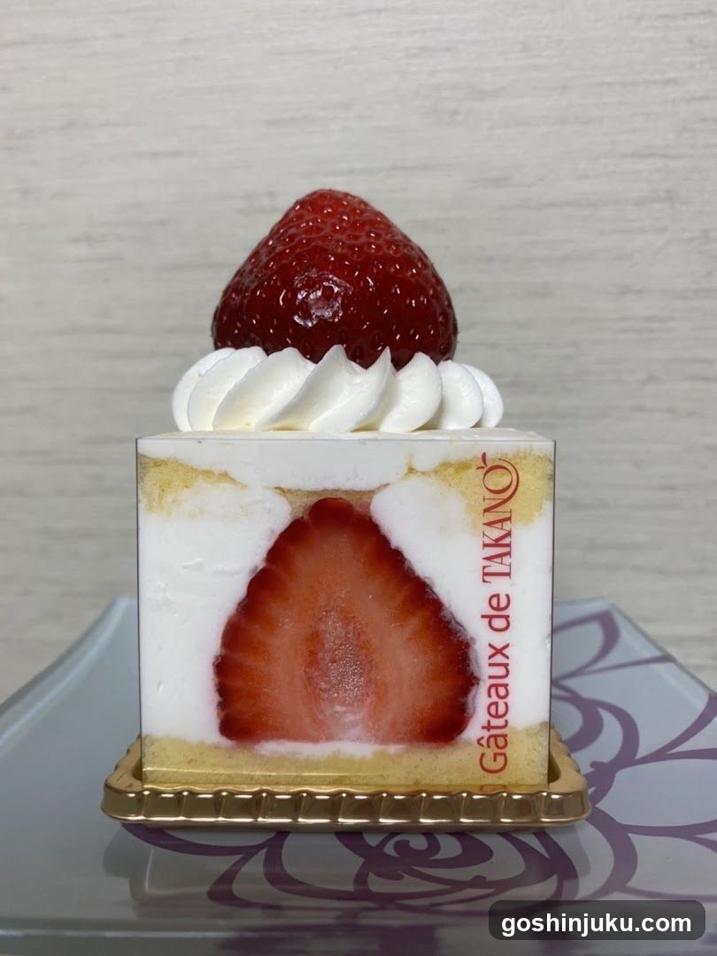 Strawberry Cake Slice