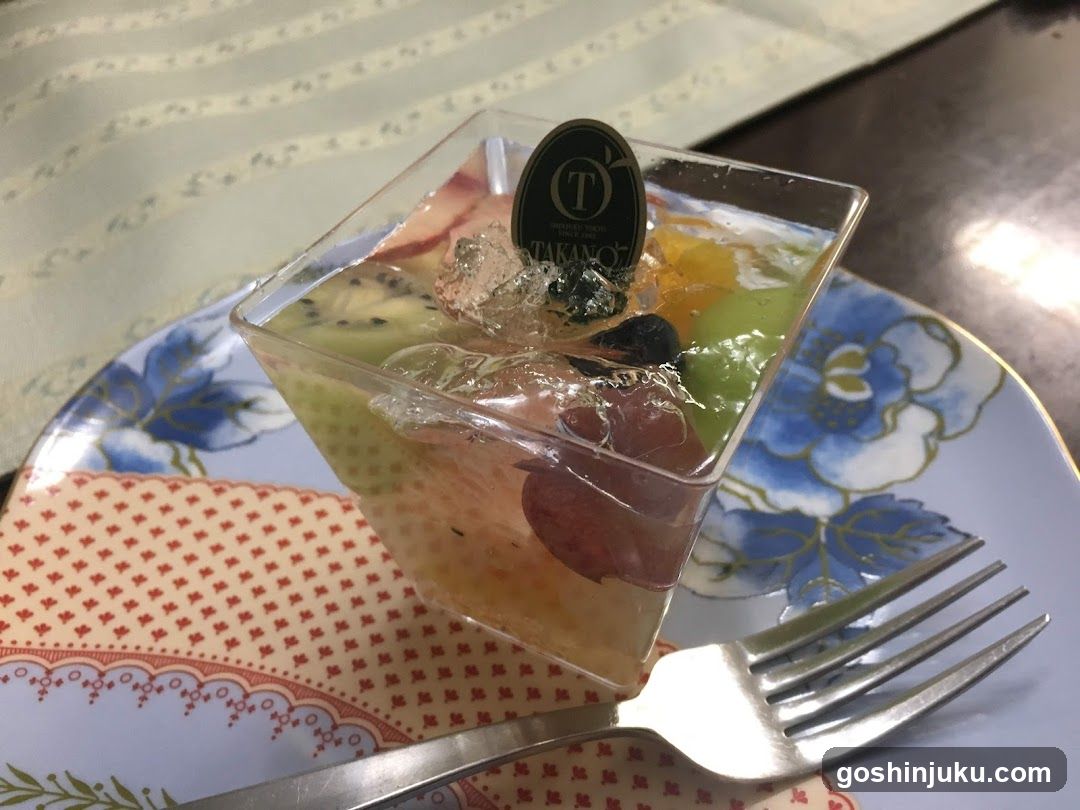Fruit Dessert in Clear Cup