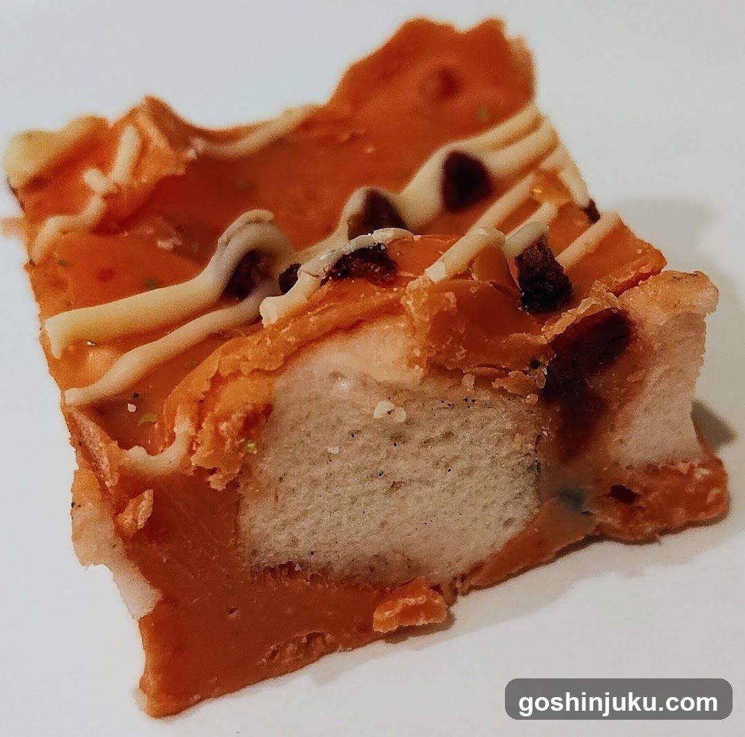 Orange Swirl Dessert Slice