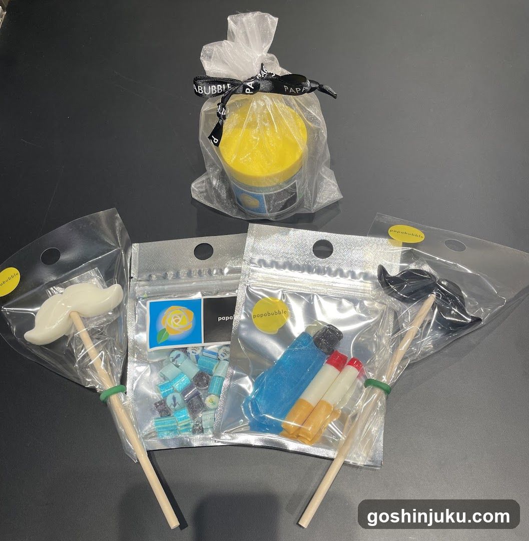 Party Favors and Treats Display
