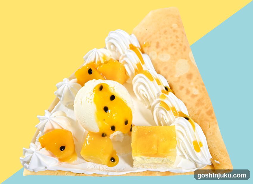 Mango Crepe Dessert