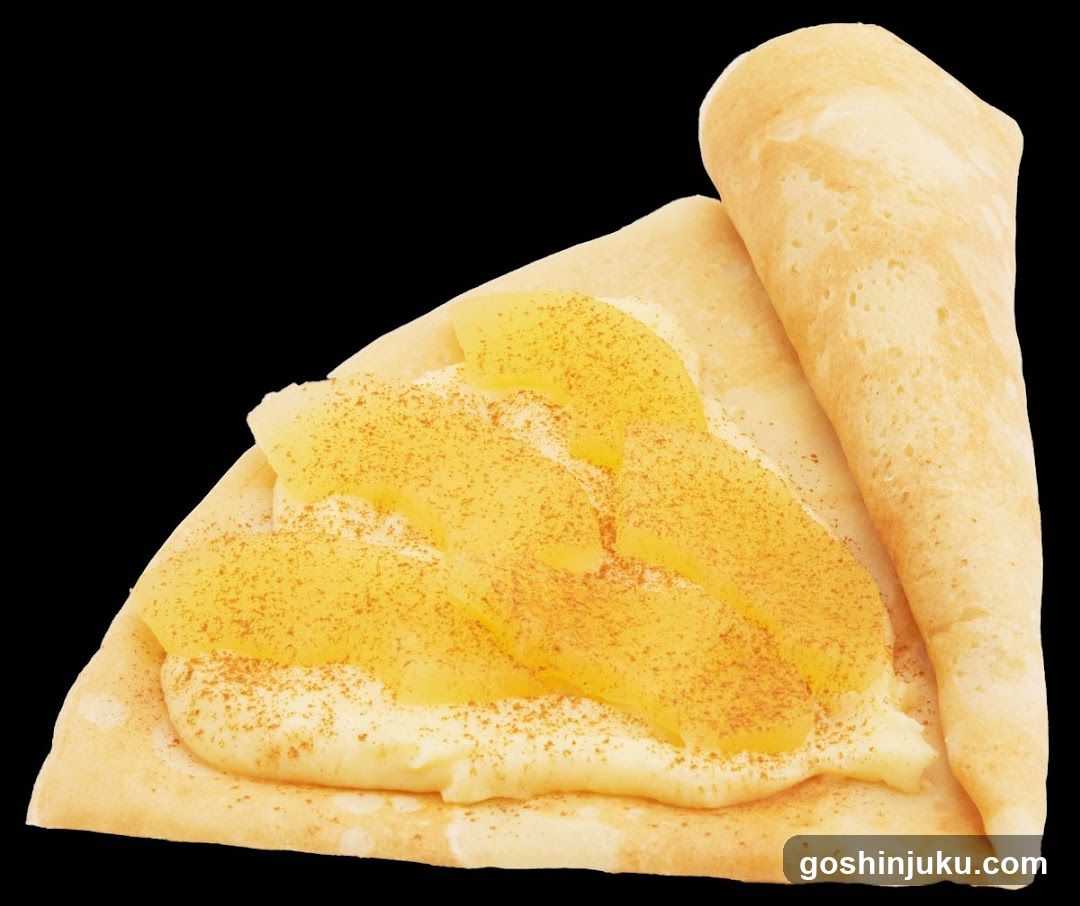 Apple Crepe with Cinnamon