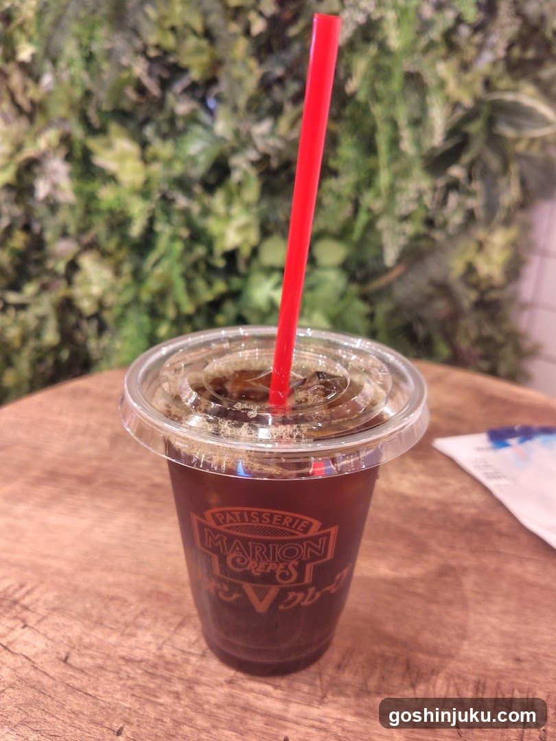 Iced Coffee Cup with Red Straw
