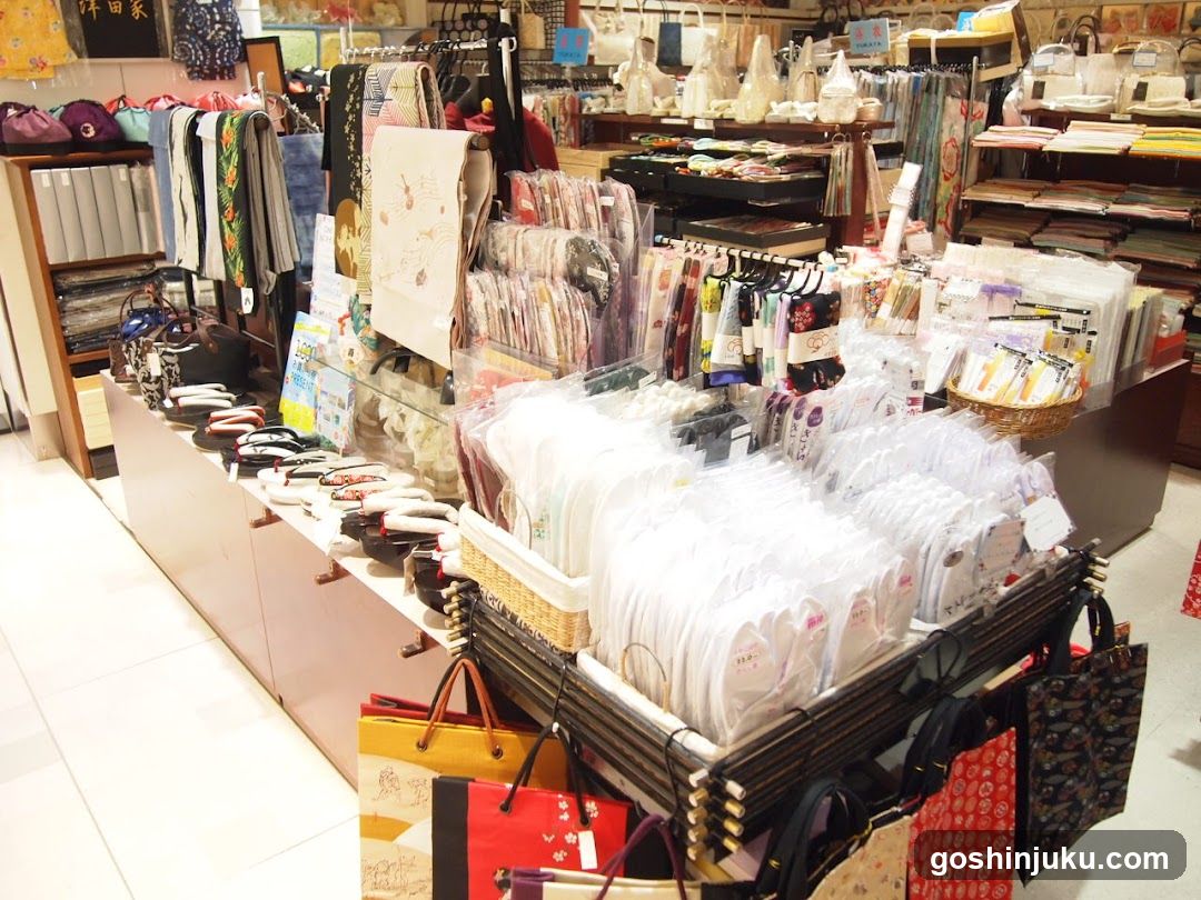 Interior of a Japanese gift shop