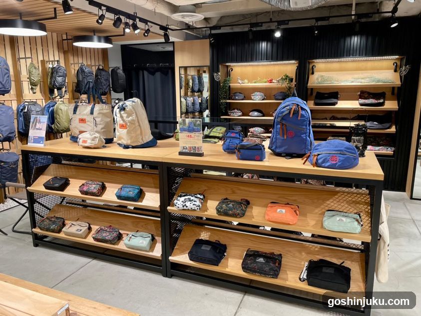 BAG DISPLAY IN RETAIL STORE