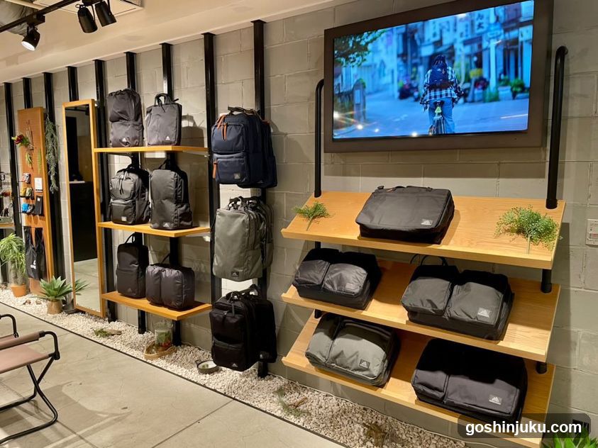 Backpack Store Interior