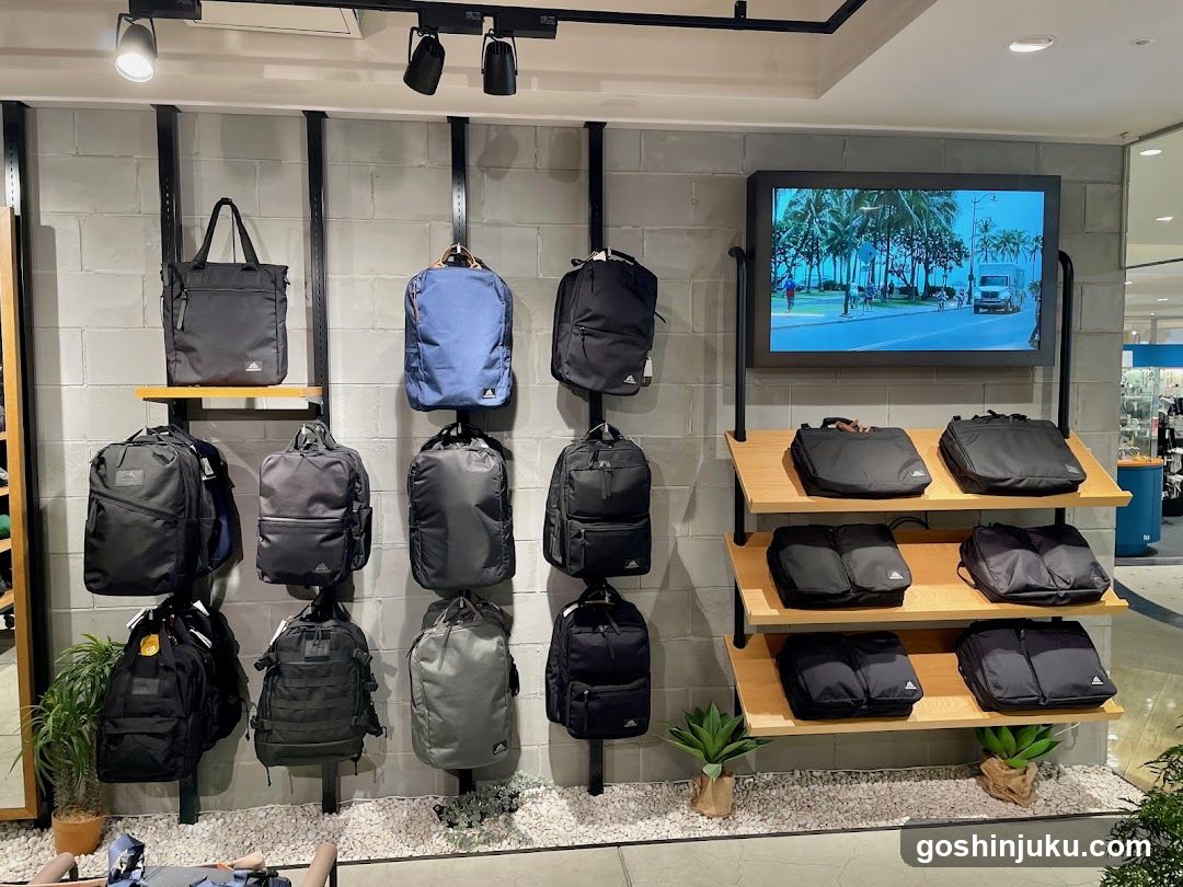 Backpack Display Wall