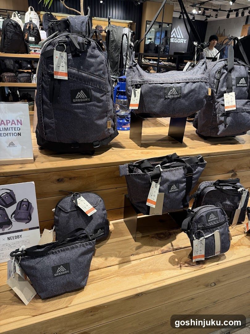 Gregory Packed Gear Display