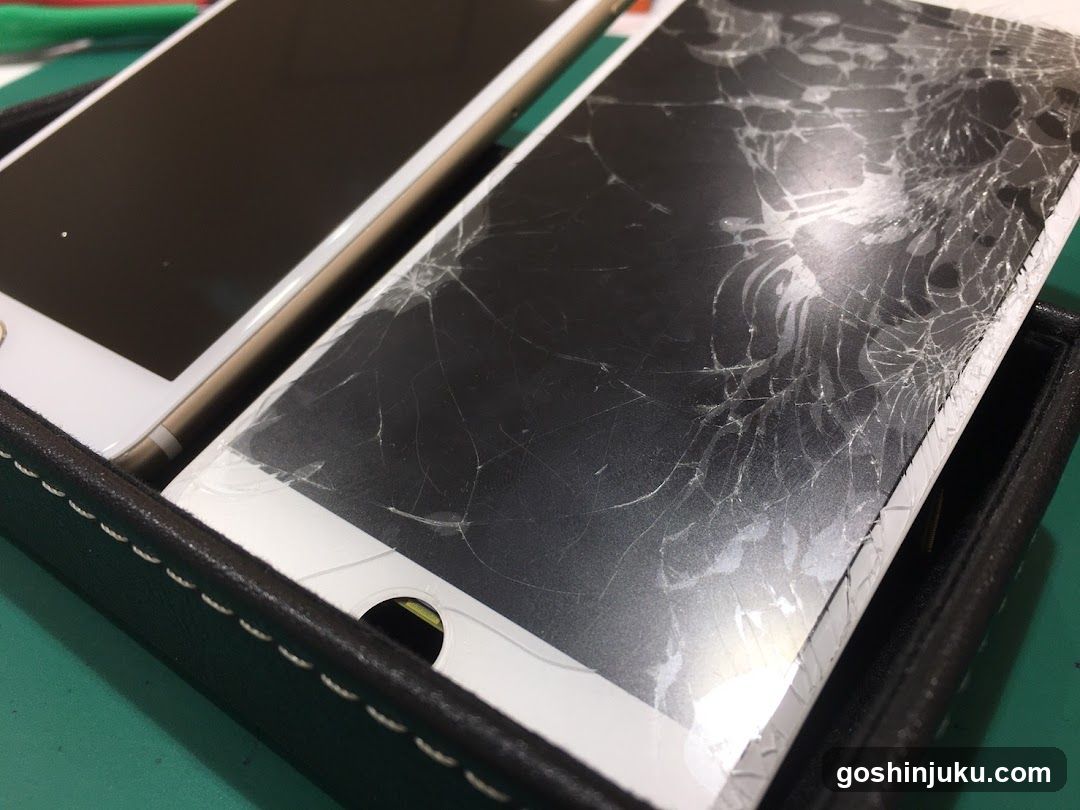 Cracked Smartphone Screen