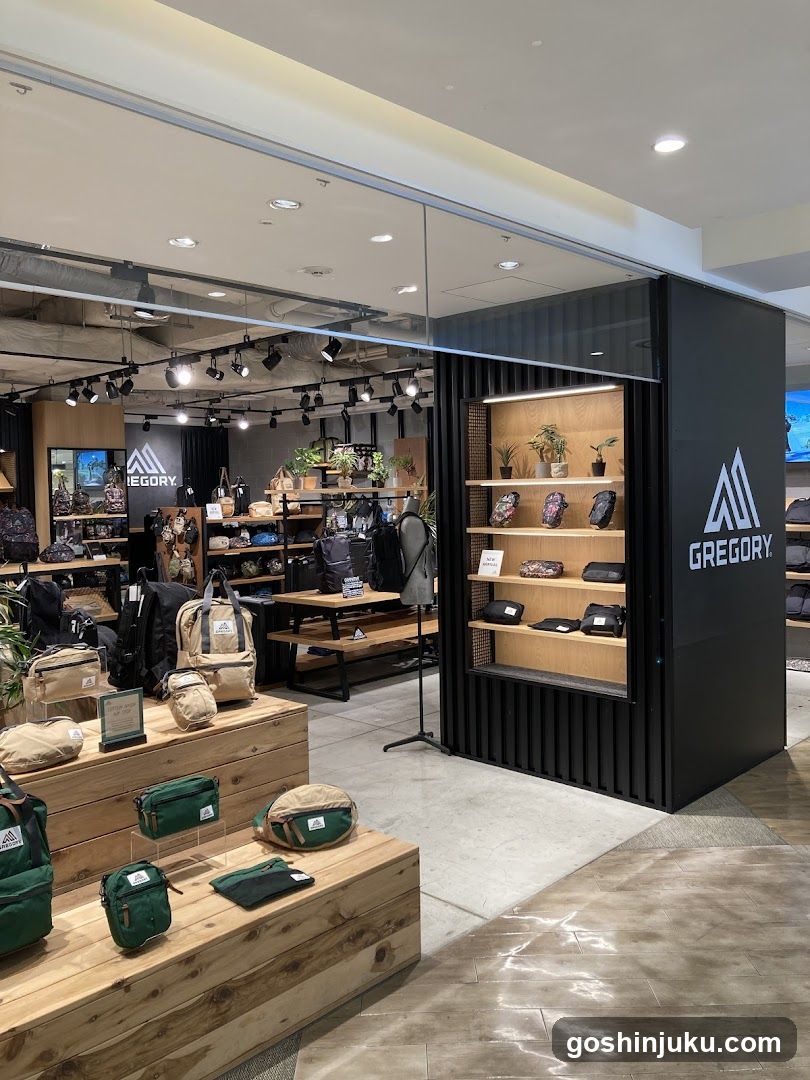 Gregory Store Interior Display