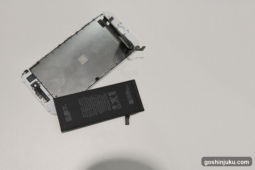 Disassembled Smartphone Parts