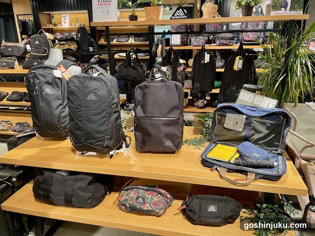 GREGORY Backpack Display