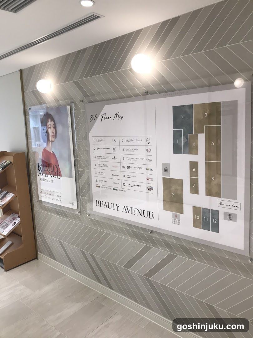 8F Floor Map and Poster Display