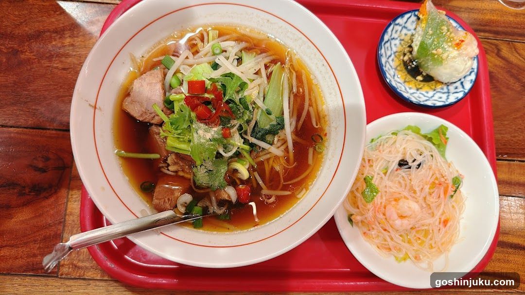 Ramen Meal with Side Dishes