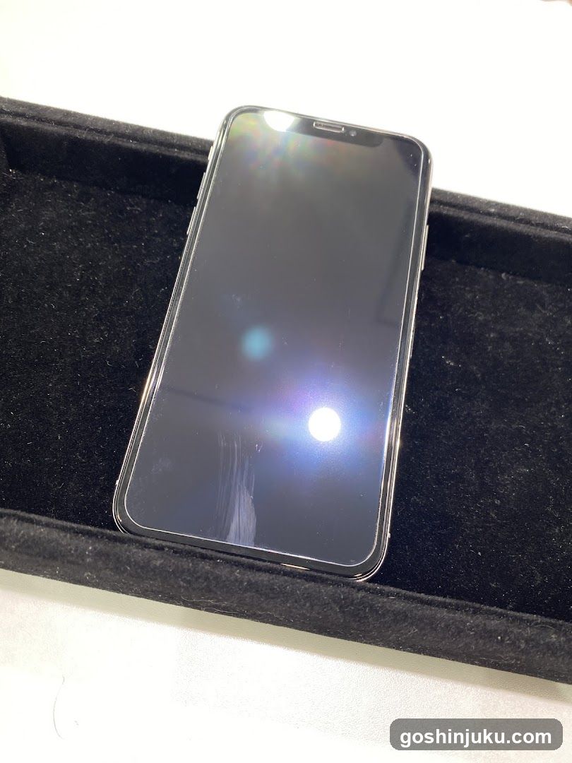 Smartphone in protective case