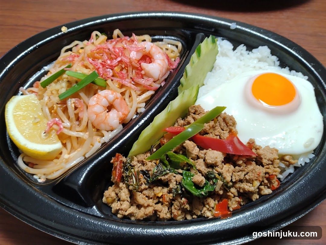 Thai Fried Rice Bowl with Egg and Noodles