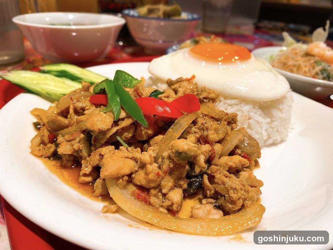 Thai Stir Fry with Fried Egg