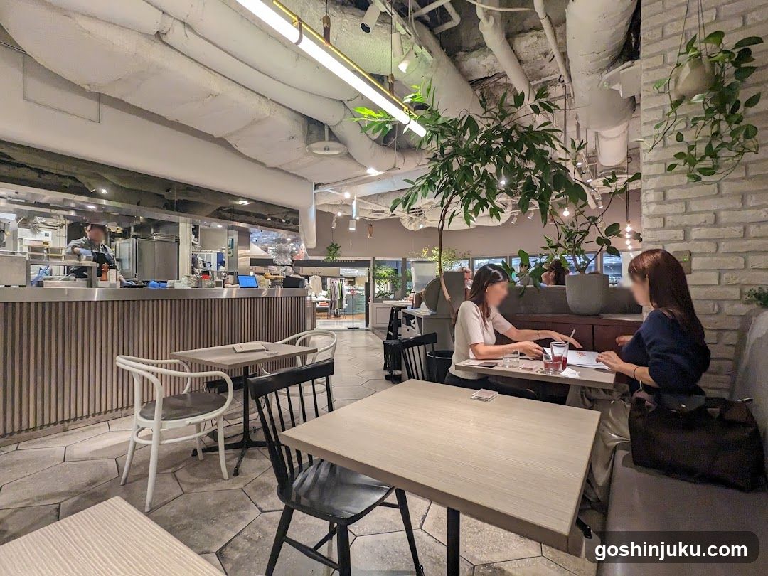 Interior of a modern cafe or restaurant