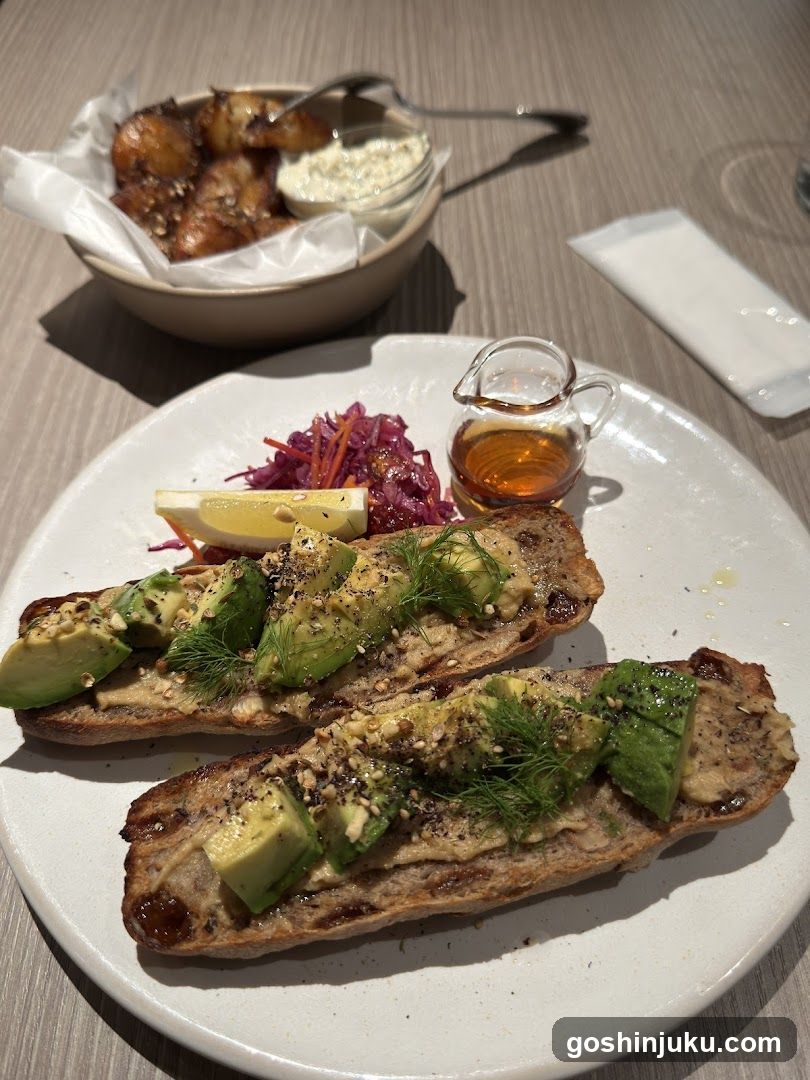 Avocado Toast with Side Dish