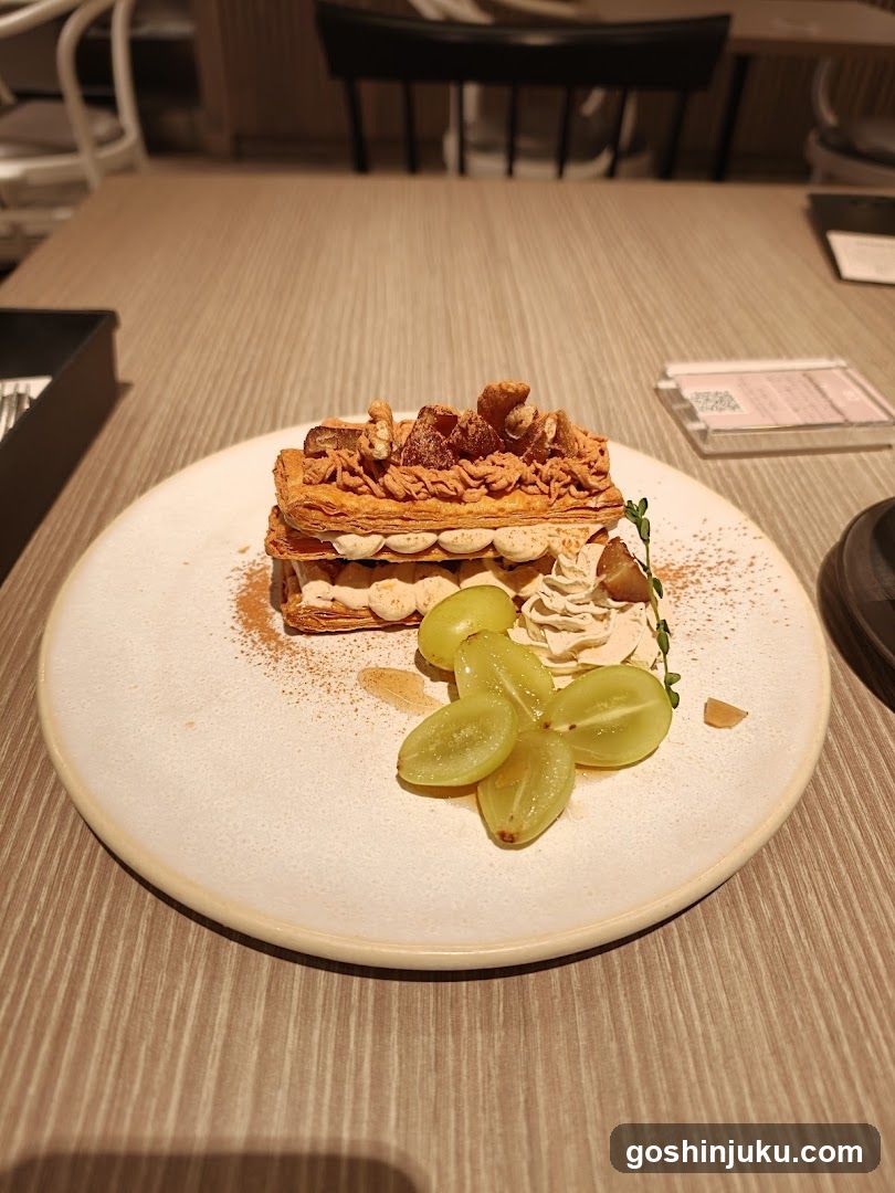 Dessert with Grapes