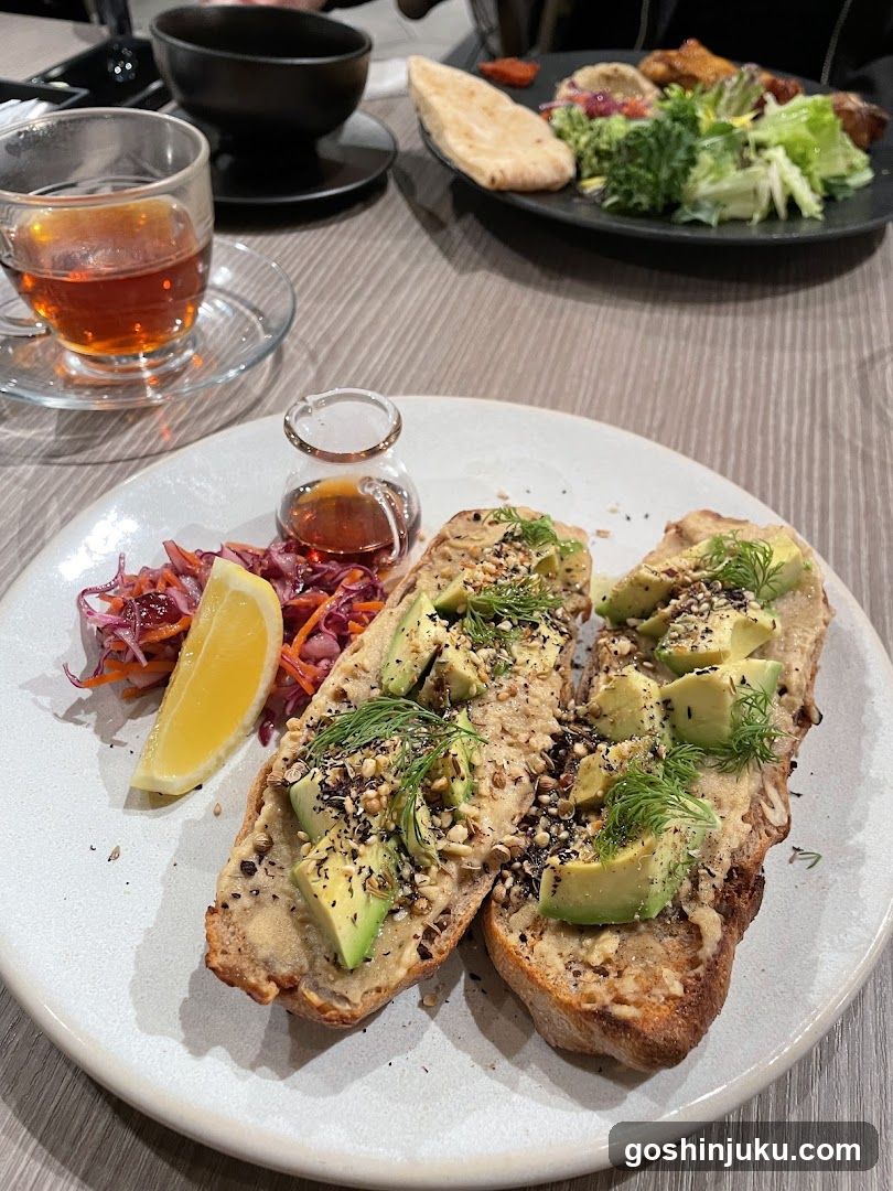 Avocado Toast with Side Salad